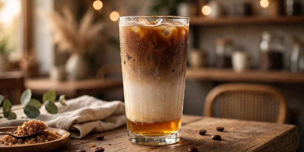 cara membuat kopi susu gula aren ala kafe